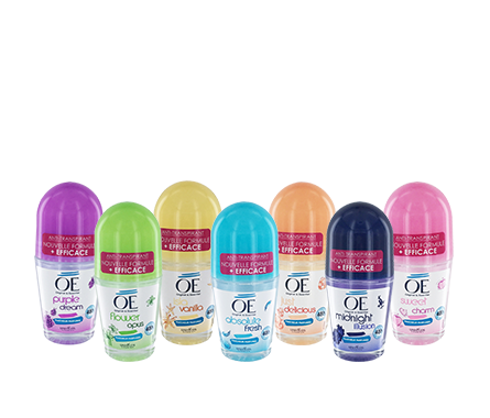 Anti-transpirants roll-ons "FRAICHEUR PARFUMÉE"