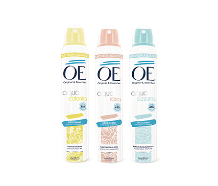 Déodorants sprays "FRAICHEUR AQUATIQUE"